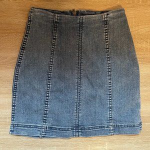 Free People Jean Skirt